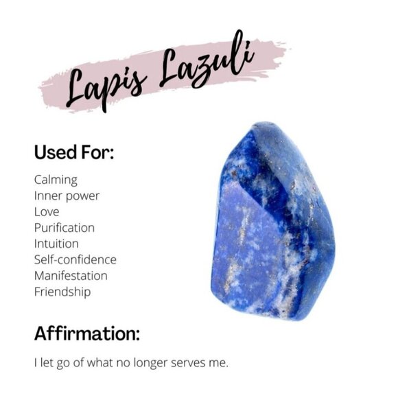 Lapis Lazuli ✦ Wire-Wrapped Bracelet ✦ Copper Pear Stone Adjustable Fit Handmade - Picture 7 of 15